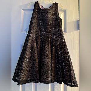 Lily Bleu Black Dress Size 6x